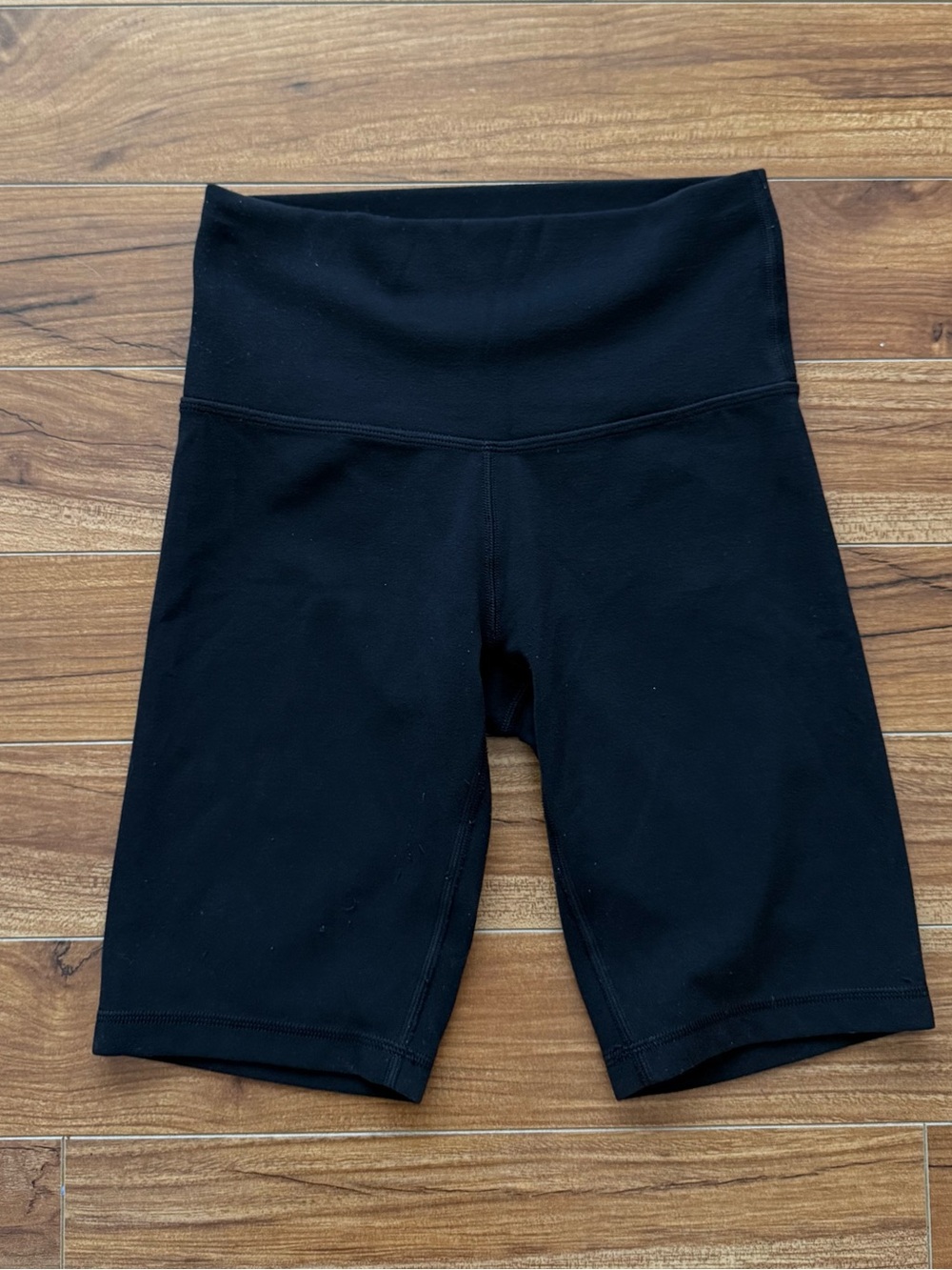 TNA Aritzia Butter Black High-Rise Biker Shorts (Longer Length) – Size XS